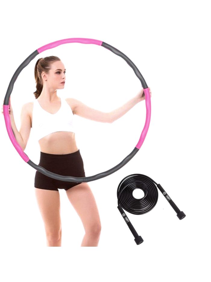 7 to 8 Section Detachable Padded Hula Hoop Slimming Hoop